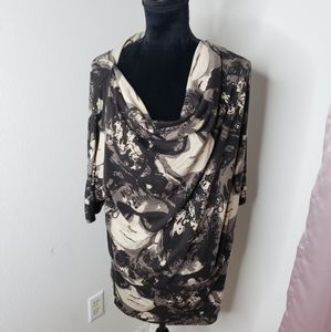 Fashion cowl neck dress